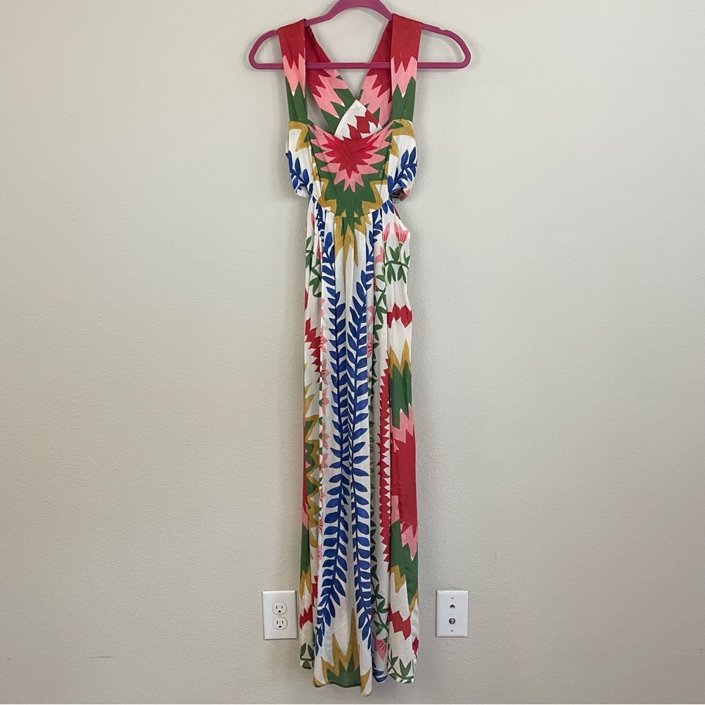 Incerti for Anthropologie Cut Out Bandeau Maxi Dress Size XS - Picture 4 of 12